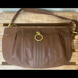 Via Spiga Brown Hobo Shoulder Bag